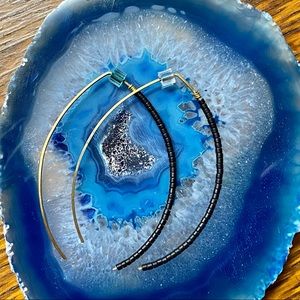 Sarah Briggs Black Beaded Johnnies